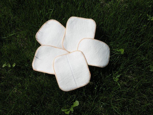 Lingettes lavables Boubou – lot de 5